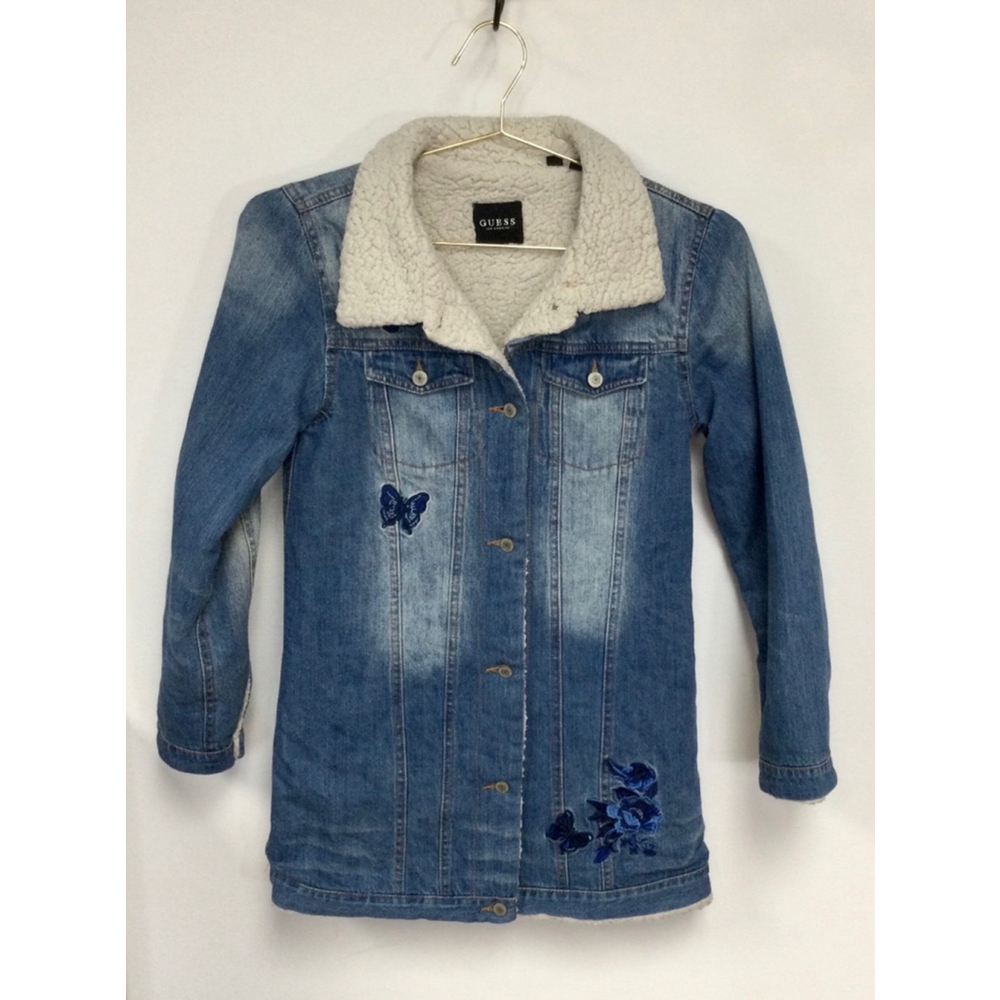 Vintage Girls Guess Denim Jacket, Size 14, Blue. Women’s size small